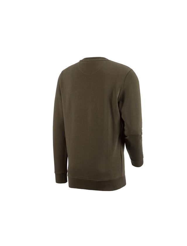 Shirts & Co.: e.s. Sweatshirt poly cotton + oliv 2