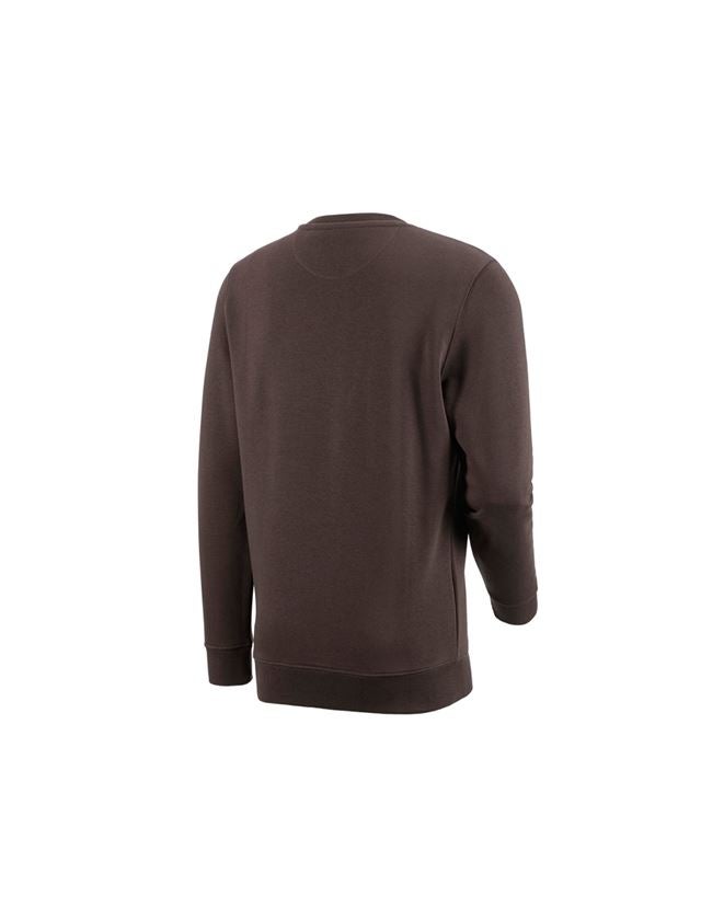 Thèmes: e.s. Sweatshirt poly cotton + marron 1
