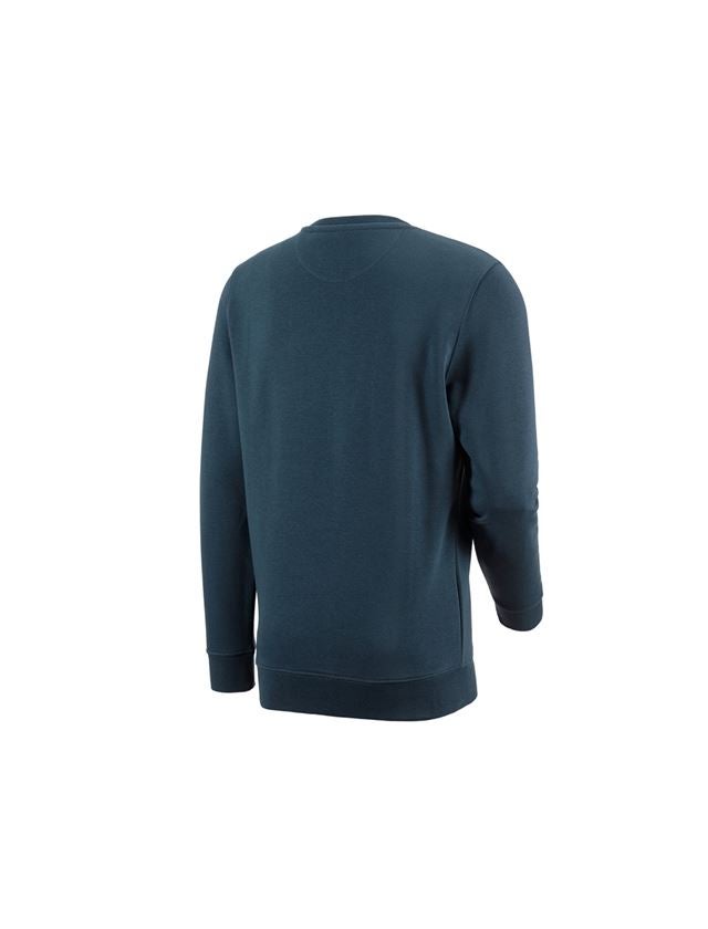 Shirts & Co.: e.s. Sweatshirt poly cotton + seeblau 1