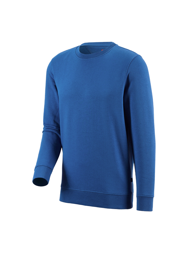 Menuisiers: e.s. Sweatshirt poly cotton + bleu gentiane 1