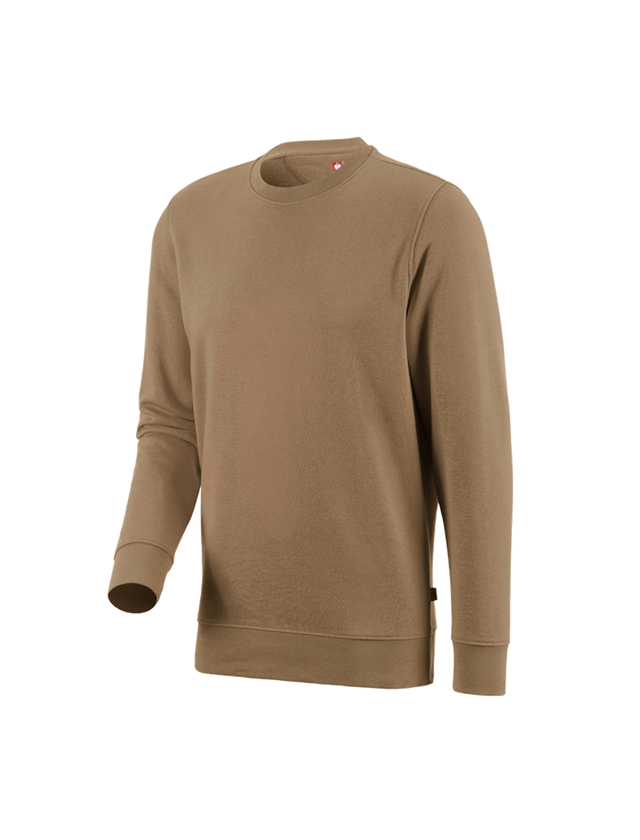 Installateur / Klempner: e.s. Sweatshirt poly cotton + khaki