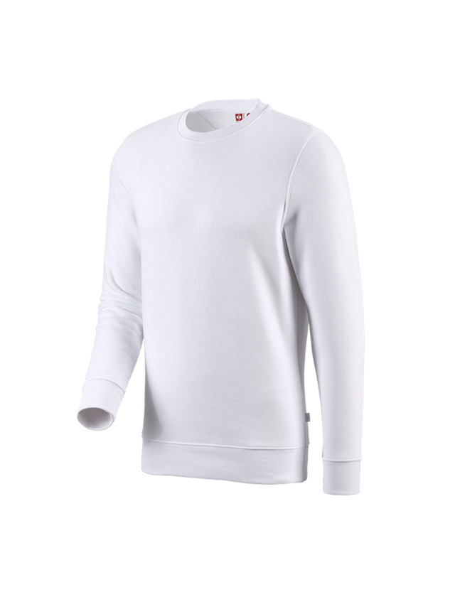Menuisiers: e.s. Sweatshirt poly cotton + blanc 2