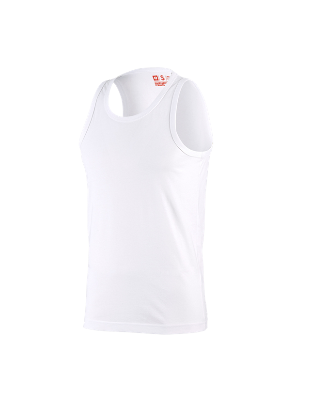 Installateur / Klempner: e.s. Athletic-Shirt cotton + weiß 1
