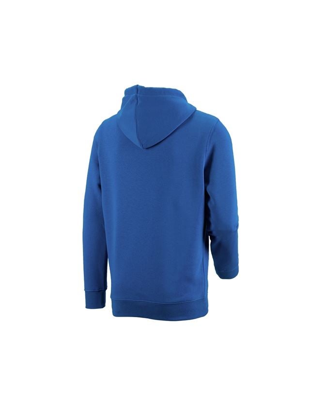 Installateurs / Plombier: e.s. Sweatshirt à capuche poly cotton + bleu gentiane 3