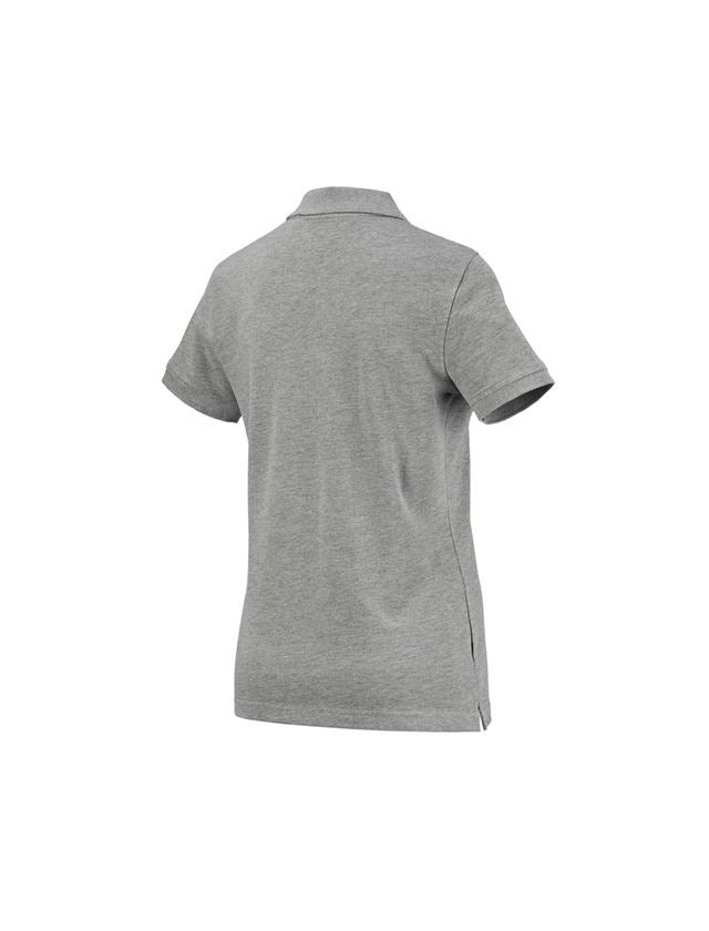 Themen: e.s. Polo-Shirt cotton, Damen + graumeliert 1