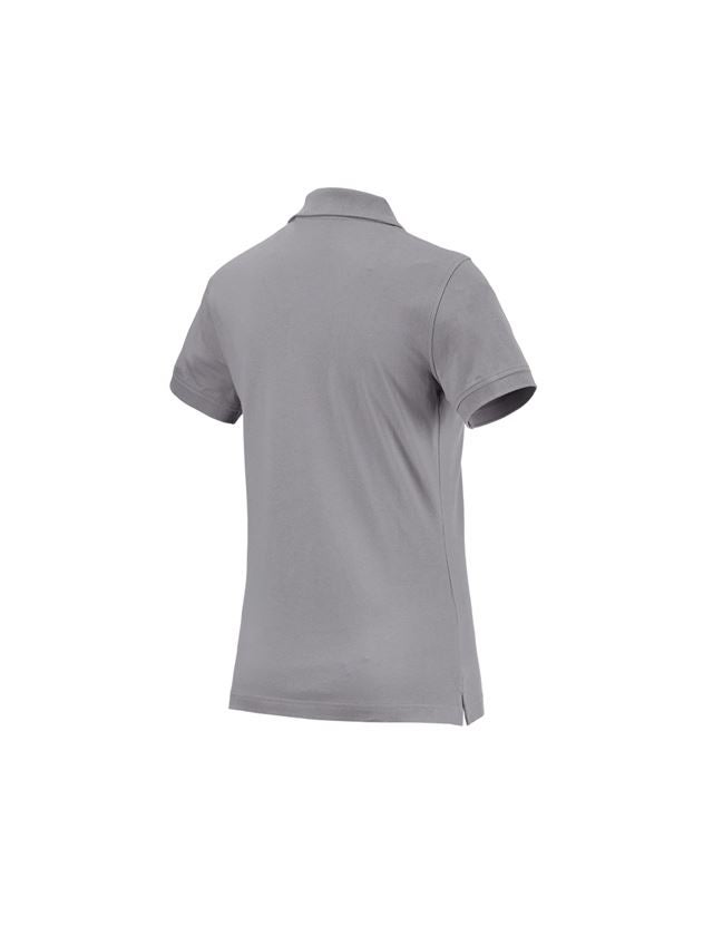 Installateur / Klempner: e.s. Polo-Shirt cotton, Damen + platin 1