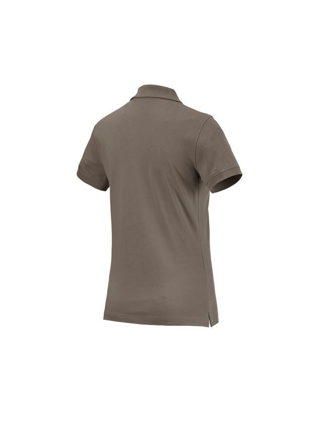 Shirts & Co.: e.s. Polo-Shirt cotton, Damen + stein 1