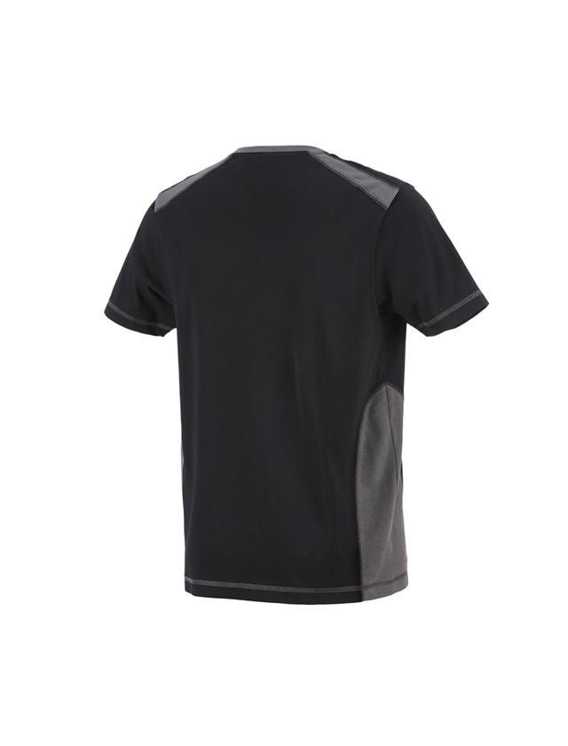 Shirts & Co.: T-Shirt cotton e.s.active + schwarz/anthrazit 3