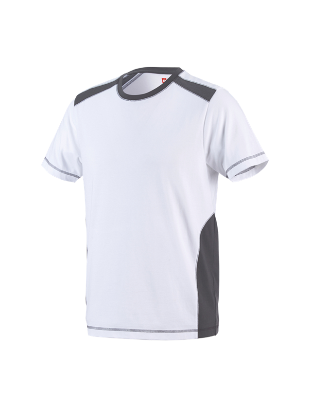 Menuisiers: T-shirt  cotton e.s.active + blanc/anthracite 2