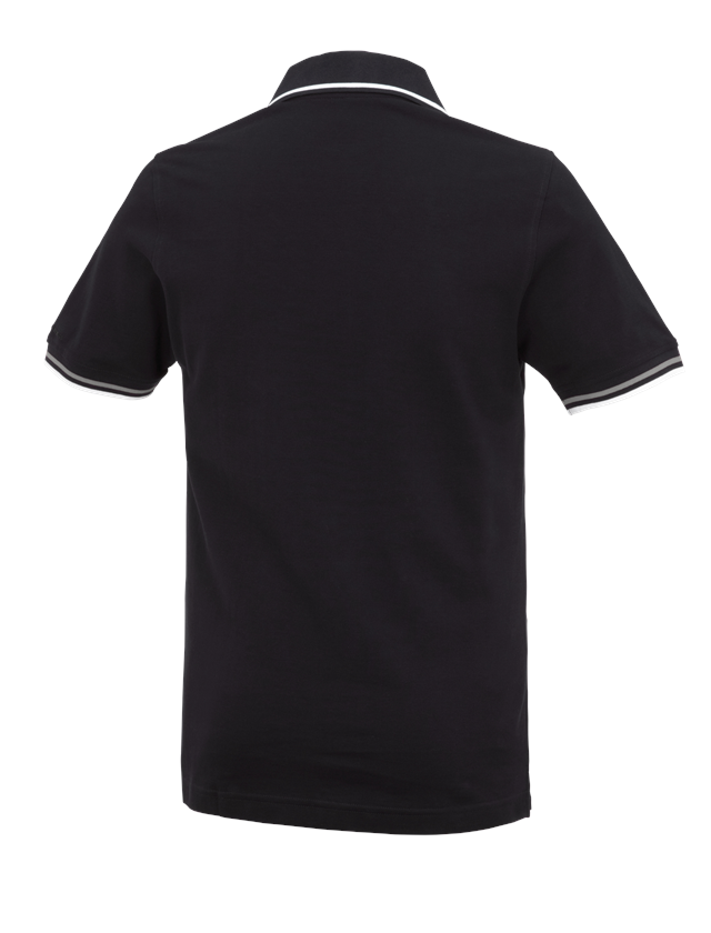 Galabau / Forst- und Landwirtschaft: e.s. Polo-Shirt cotton Deluxe Colour + schwarz/silber 3