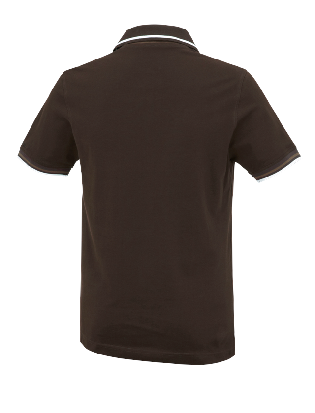 Galabau / Forst- und Landwirtschaft: e.s. Polo-Shirt cotton Deluxe Colour + kastanie/haselnuss 3