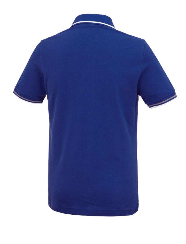 Galabau / Forst- und Landwirtschaft: e.s. Polo-Shirt cotton Deluxe Colour + kornblau/aluminium 1