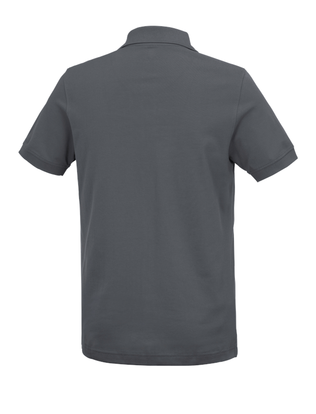 Shirts & Co.: e.s. Polo-Shirt cotton Deluxe + anthrazit 6