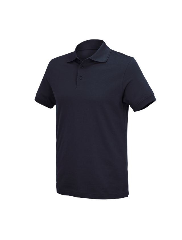 Shirts & Co.: e.s. Polo-Shirt cotton Deluxe + dunkelblau 2