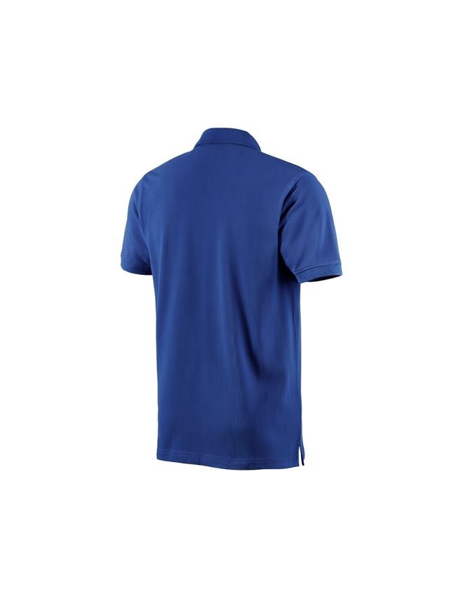 Shirts & Co.: e.s. Polo-Shirt cotton + kornblau 1