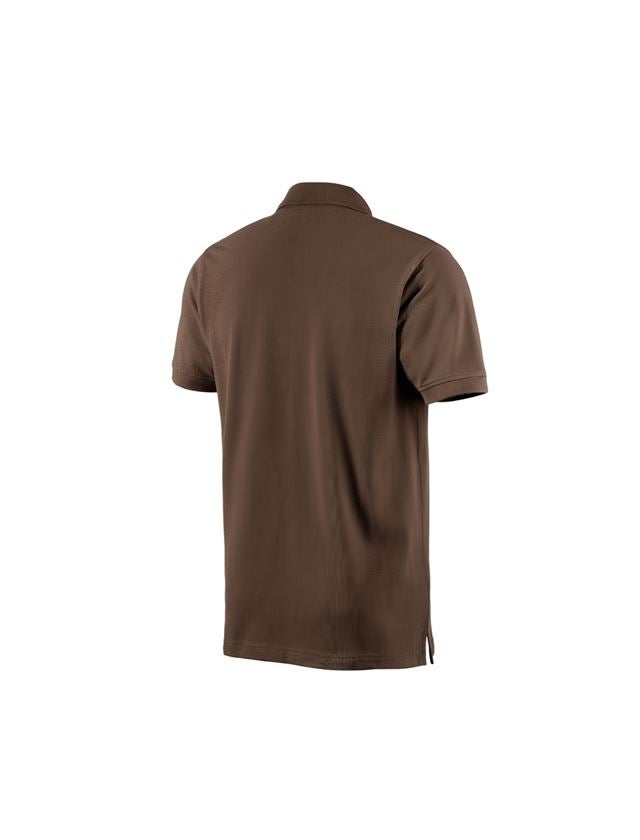 Shirts & Co.: e.s. Polo-Shirt cotton + haselnuss 3