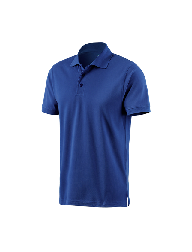 Installateur / Klempner: e.s. Polo-Shirt cotton + kornblau