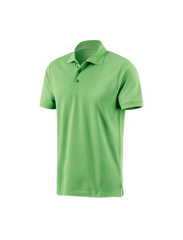 Installateur / Klempner: e.s. Polo-Shirt cotton + apfelgrün