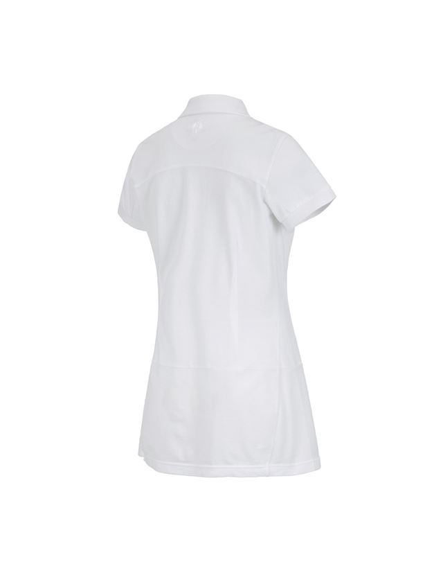 Shirts & Co.: Piquékleid e.s.avida + weiß 1