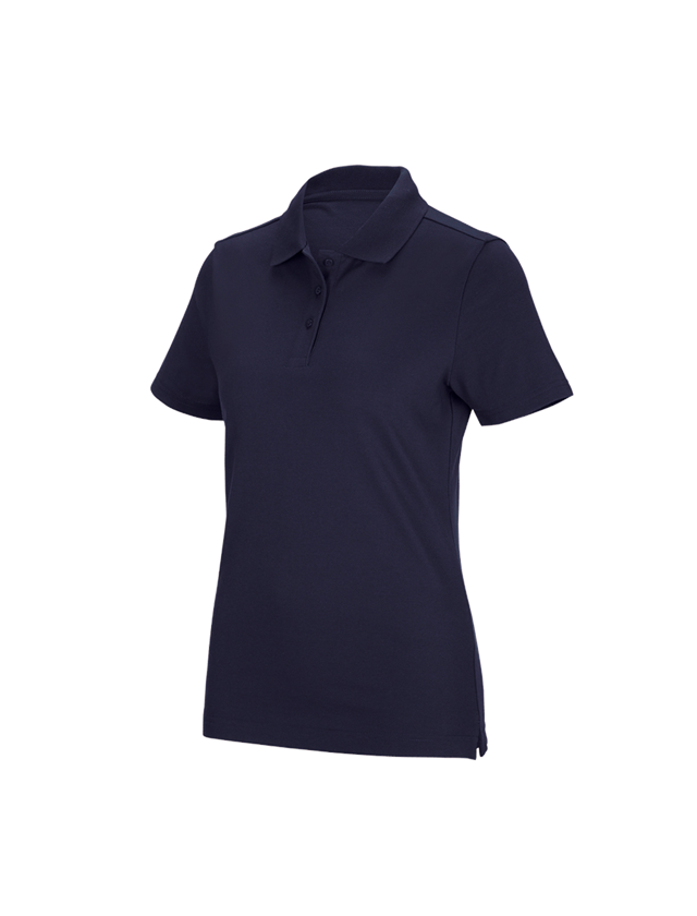 Schreiner / Tischler: e.s. Funktions Polo-Shirt poly cotton, Damen + dunkelblau 2
