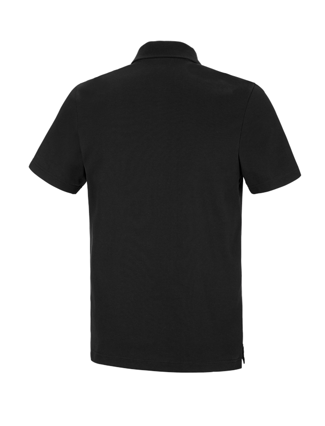 Themen: e.s. Funktions Polo-Shirt poly cotton + schwarz 1