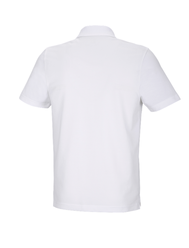 Schreiner / Tischler: e.s. Funktions Polo-Shirt poly cotton + weiß 3