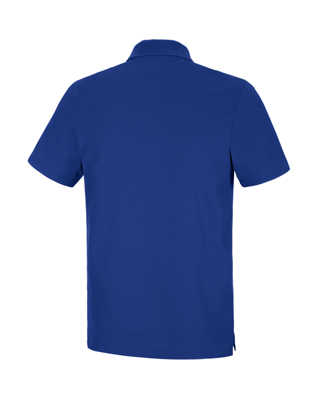 Menuisiers: e.s. Fonctionnel poloshirt poly cotton + bleu royal 1