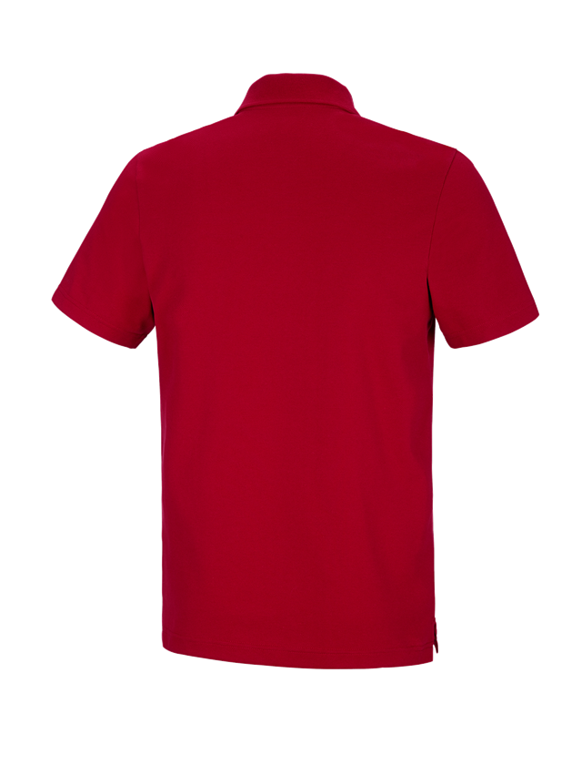 Themen: e.s. Funktions Polo-Shirt poly cotton + feuerrot 1