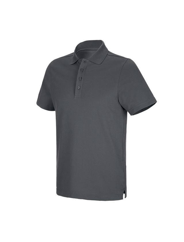 Menuisiers: e.s. Fonctionnel poloshirt poly cotton + anthracite