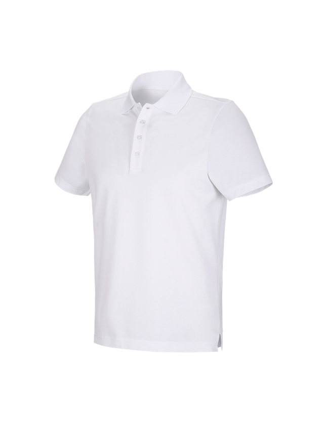 Installateur / Klempner: e.s. Funktions Polo-Shirt poly cotton + weiß 2