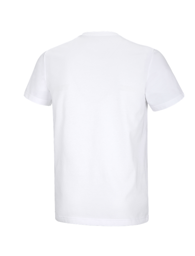 Galabau / Forst- und Landwirtschaft: e.s. Funktions T-Shirt poly cotton + weiß 3