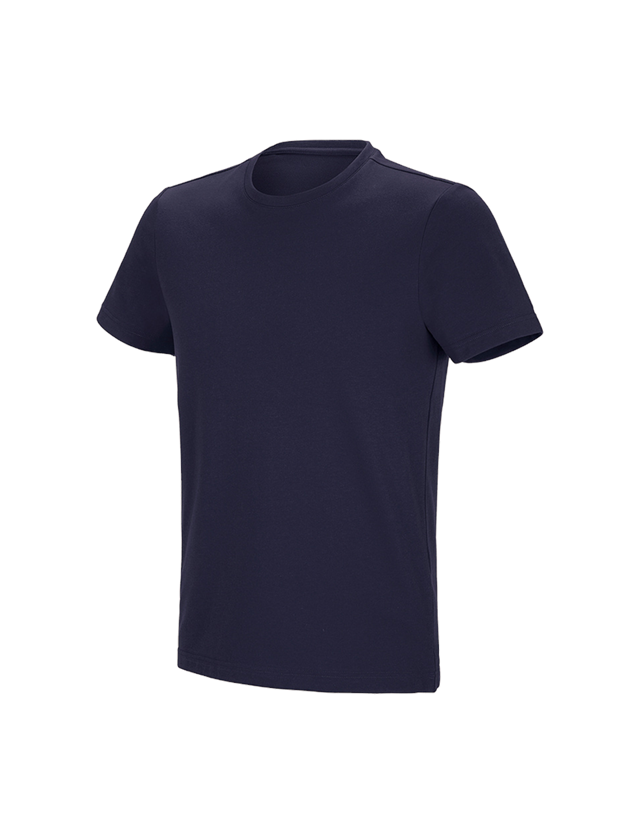 Horti-/ Sylvi-/ Agriculture: e.s. T-shirt fonctionnel poly cotton + bleu foncé 2