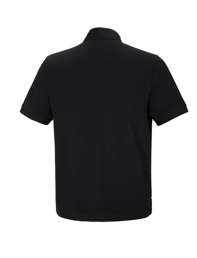 Schreiner / Tischler: e.s. Polo-Shirt cotton Mandarin + schwarz 1