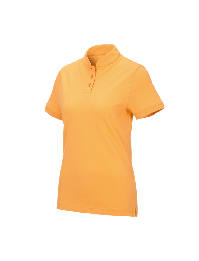 Schreiner / Tischler: e.s. Polo-Shirt cotton Mandarin, Damen + hellorange