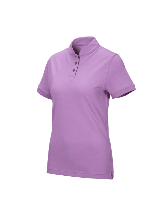 Schreiner / Tischler: e.s. Polo-Shirt cotton Mandarin, Damen + lavendel