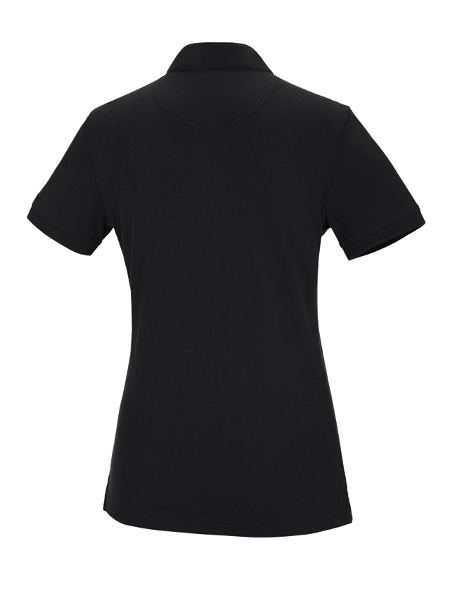 Schreiner / Tischler: e.s. Polo-Shirt cotton Mandarin, Damen + schwarz 1