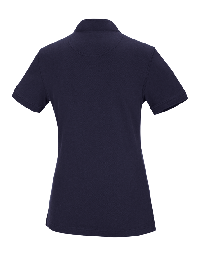 Schreiner / Tischler: e.s. Polo-Shirt cotton Mandarin, Damen + dunkelblau 1