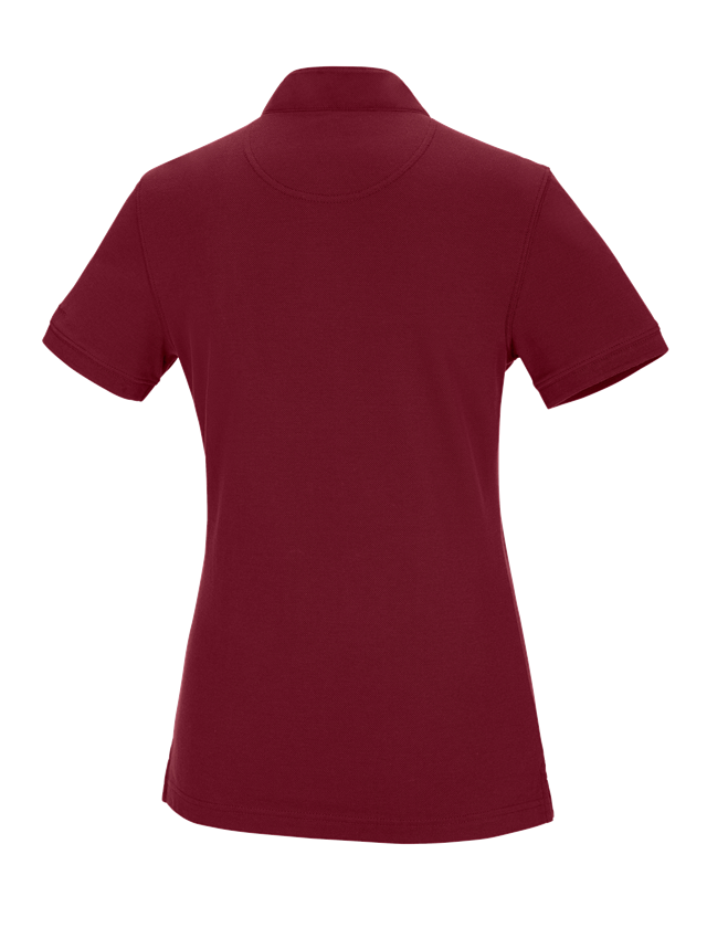 Galabau / Forst- und Landwirtschaft: e.s. Polo-Shirt cotton Mandarin, Damen + rubin 1