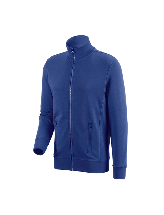 Shirts & Co.: e.s. Sweatjacke poly cotton + kornblau