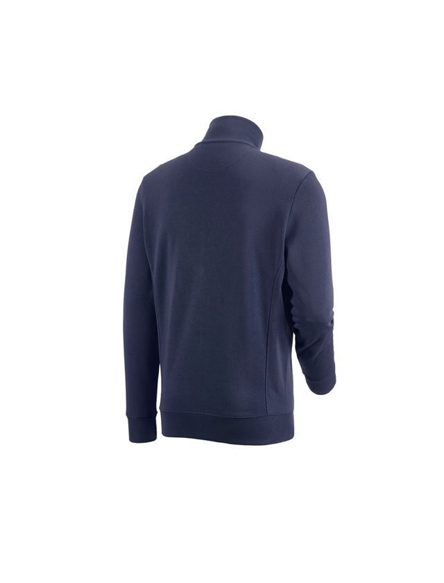Shirts & Co.: e.s. Sweatjacke poly cotton + dunkelblau 1