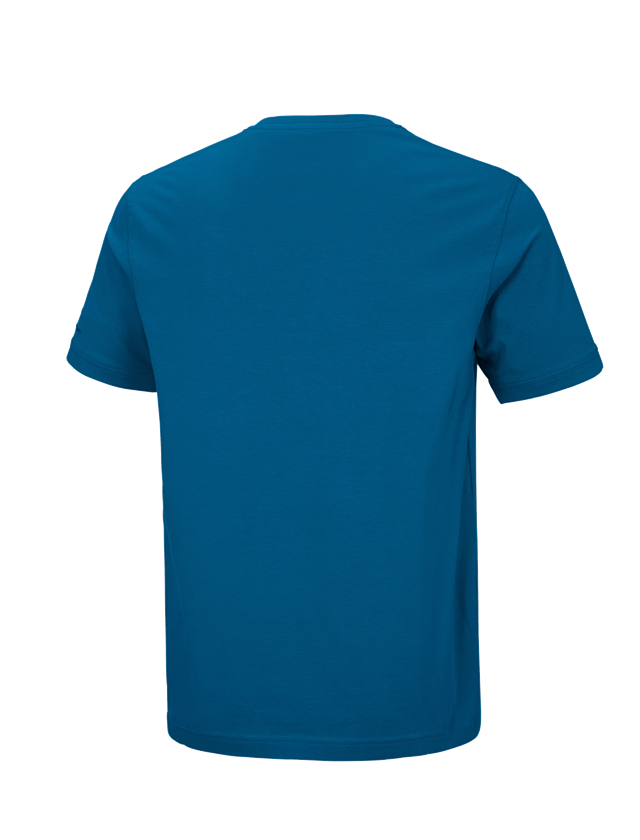 Menuisiers: e.s. T-shirt cotton stretch V-Neck + atoll 1