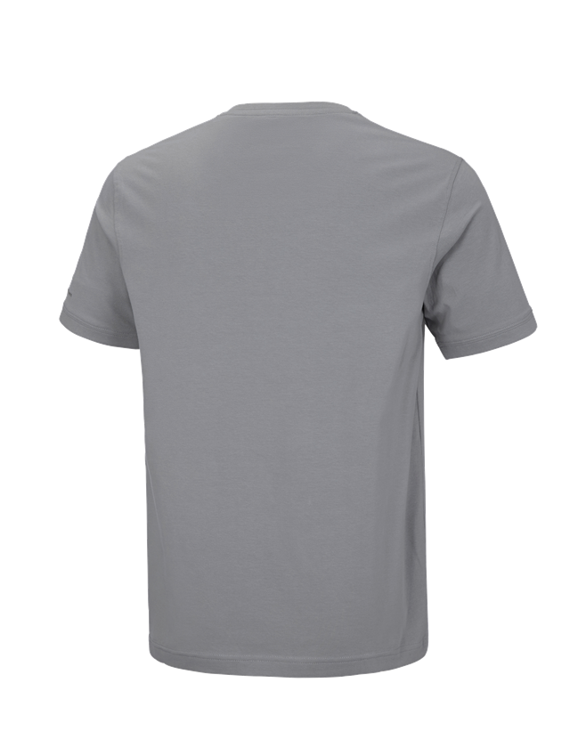 Hauts: e.s. T-shirt cotton stretch V-Neck + platine 3