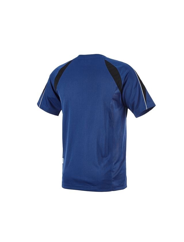 Shirts & Co.: e.s. Funktions-T-Shirt poly Silverfresh + kornblau/schwarz 2
