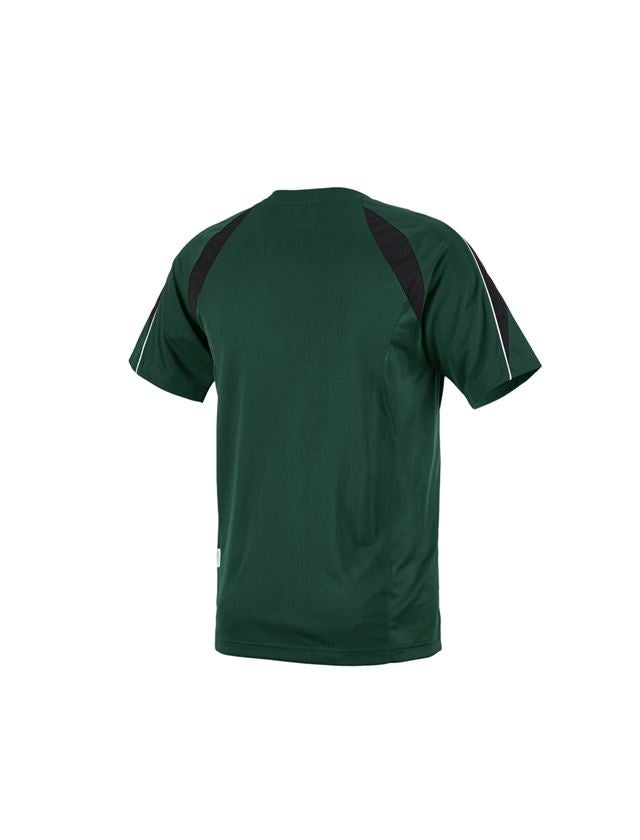 Shirts & Co.: e.s. Funktions-T-Shirt poly Silverfresh + grün/schwarz 3