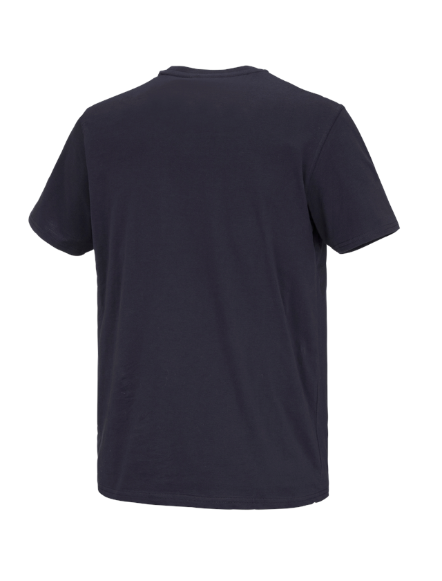 Shirts & Co.: STONEKIT T-Shirt Basic + dunkelblau 1