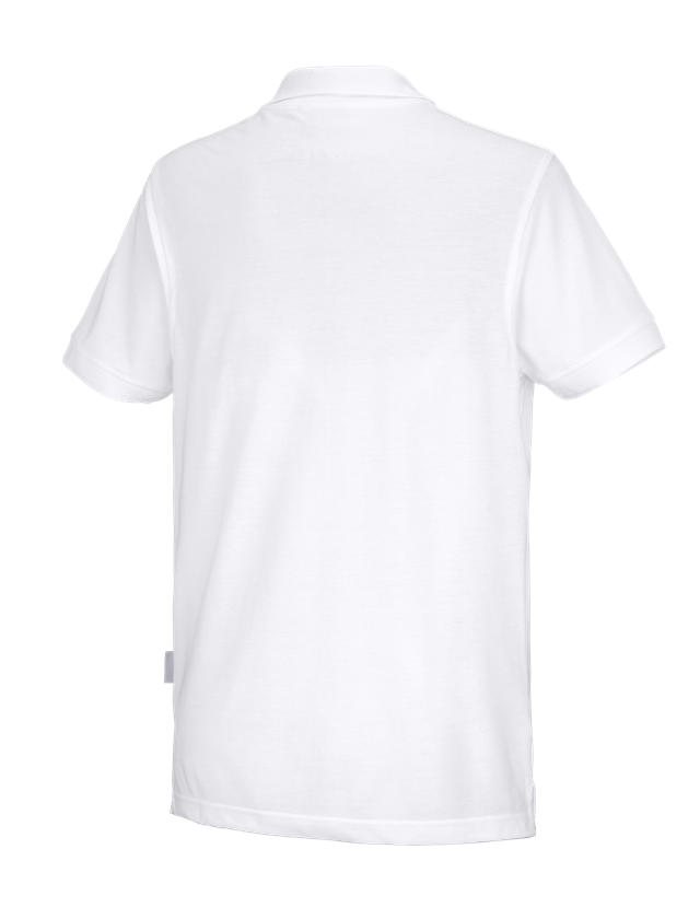 Shirts & Co.: STONEKIT Polo-Shirt Basic + weiß 1