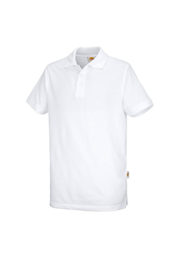 Shirts & Co.: STONEKIT Polo-Shirt Basic + weiß