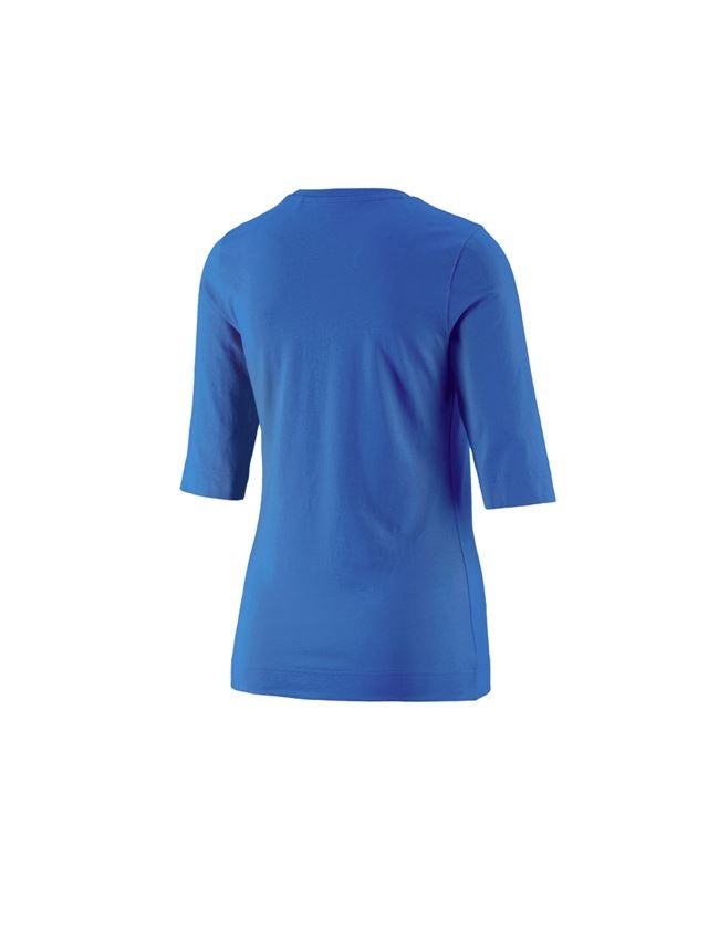 Installateur / Klempner: e.s. Shirt 3/4-Arm cotton stretch, Damen + enzianblau 3