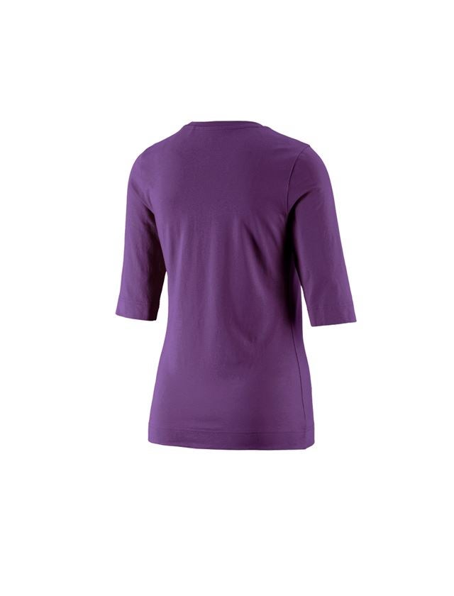 Installateur / Klempner: e.s. Shirt 3/4-Arm cotton stretch, Damen + violett 1
