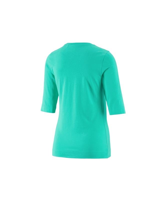 Installateur / Klempner: e.s. Shirt 3/4-Arm cotton stretch, Damen + lagune 1